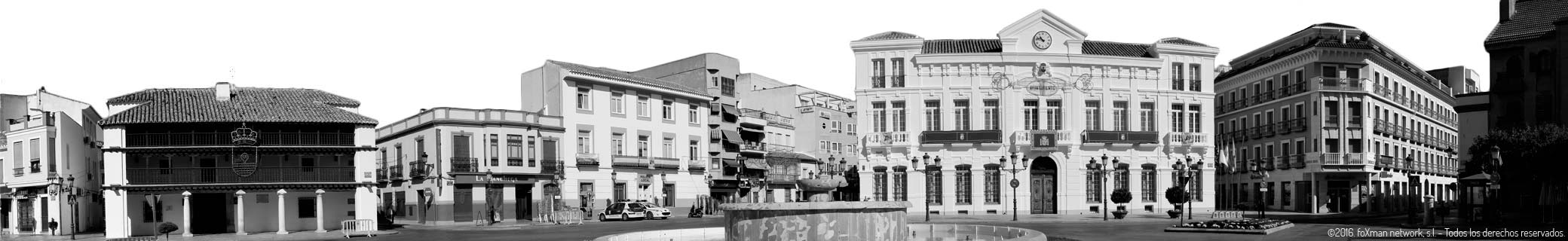 Tomelloso panorámica Plaza de España Tomelloso panorámica Plaza de España